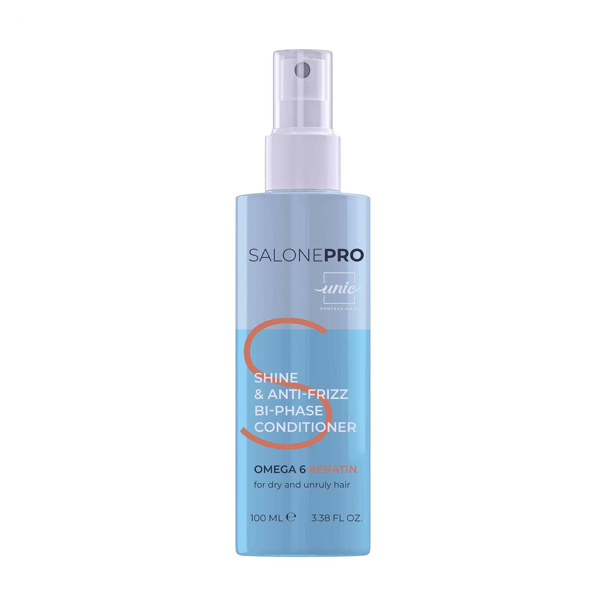 Двофазний кондиціонер для волосся Unic Salone Pro Shine &amp; Anti-Frizz Bi-Phase Conditioner, 100 мл