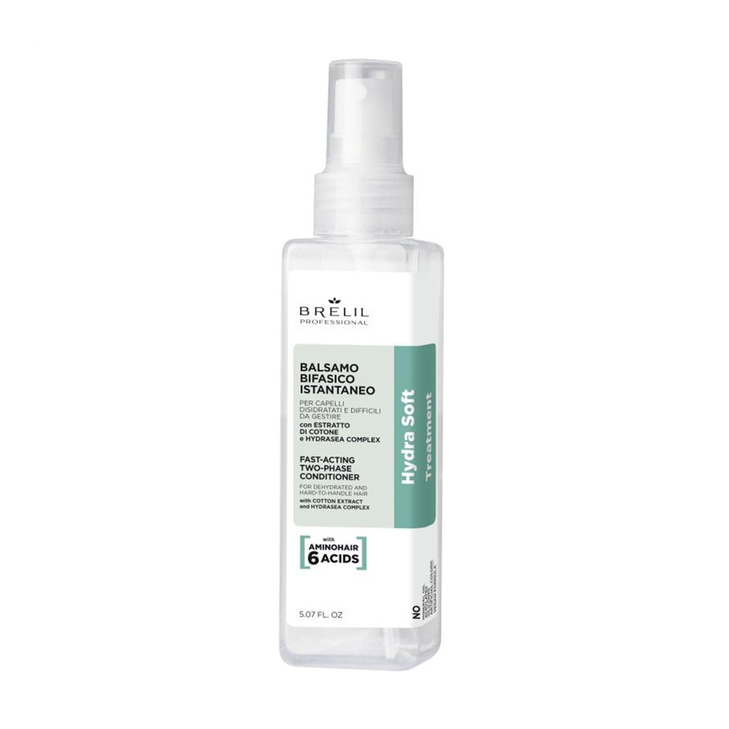 Швидкодійний двофазний кондиціонер для волосся Brelil Hydra Soft Treatment Fast-Acting Two-Phase Conditioner, 150 мл